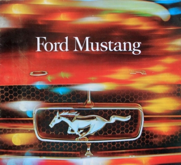 Ford Mustang Modelprogram 1964 Carbrochure (8601)